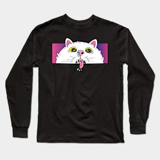 Derpy cat meme Long Sleeve T-Shirt